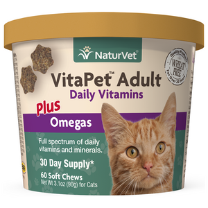 NaturVet Vitapet Cat 60ct