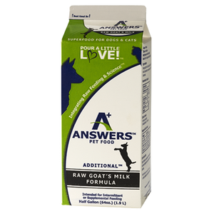 Raw Goat's Milk Half Gallon