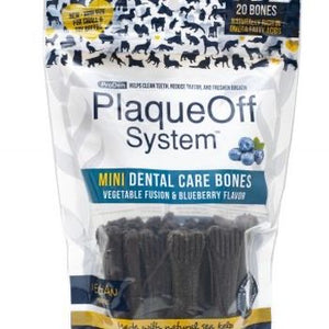 Plaque off Mini Dental Bones Vegetable & Blueberry
