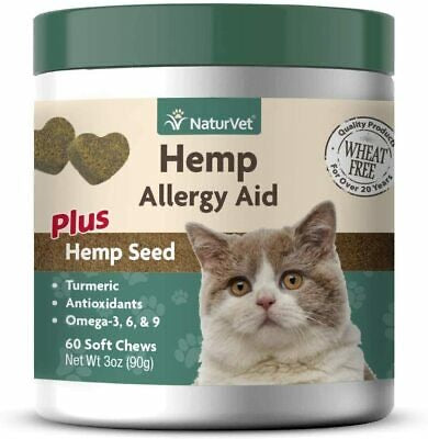 NVet Allergy Hemp Cat 60ct