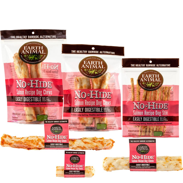 Earth Animal Salmon No Hide - Rawhide-Free Dog Chew